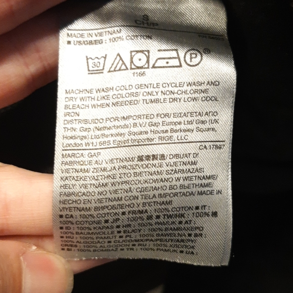 Gap black moto jacket size small - Picture 7 of 8